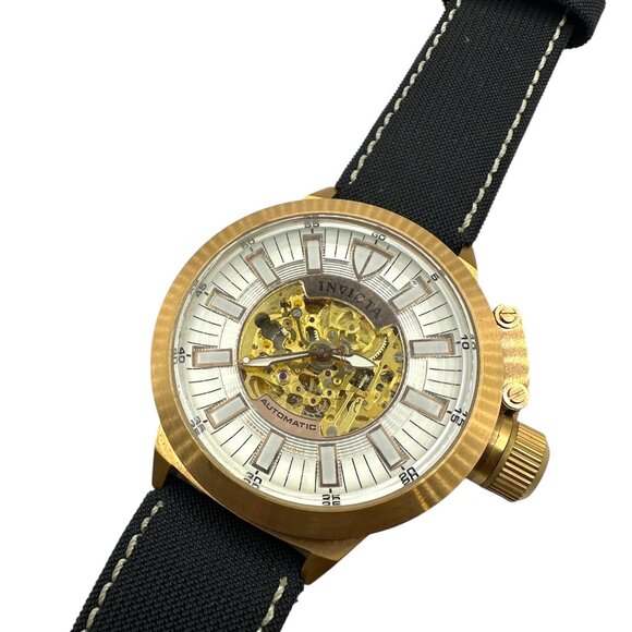 Invicta Corduba Skeleton Inner Dial Rose Gold Stainless Steel Men's Watch - Picture 2 of 6